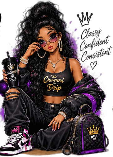 Crowned in Drip Women's Hoodie